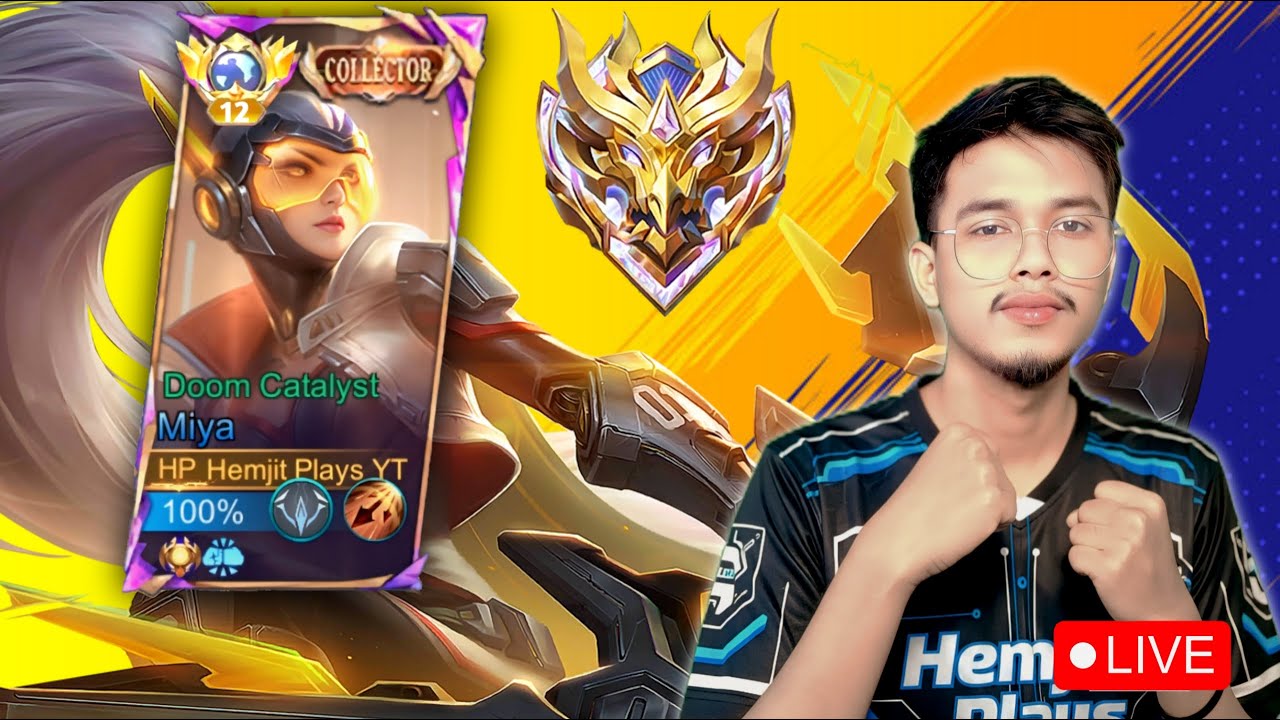 Lets Rank Push with MIYA guys || Hemjit Plays || MOBA5v5 is live :