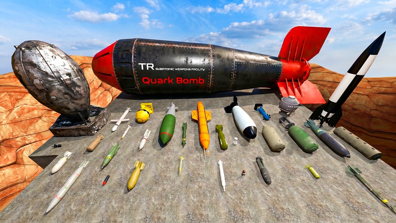 Testing the Most Powerful Nuclear Bombs in the Desert | GMod