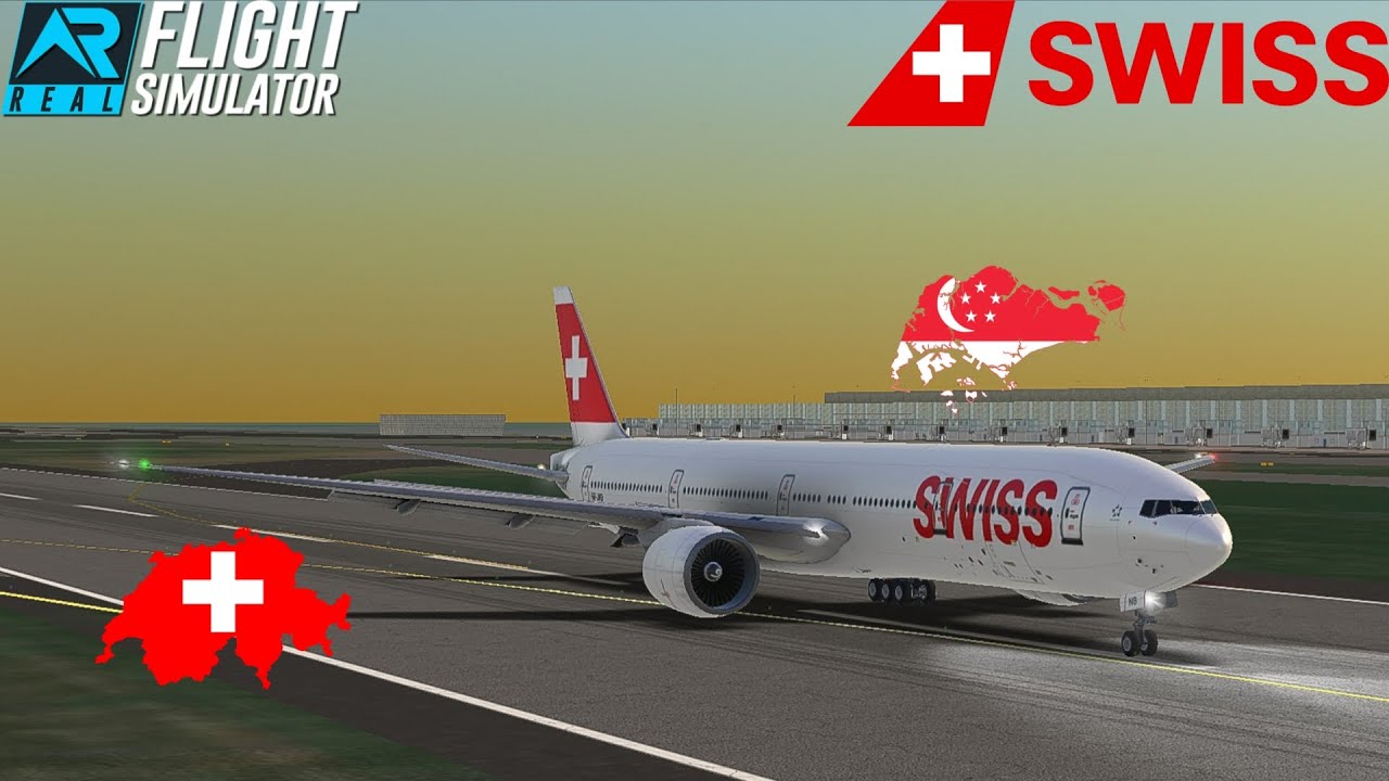 RFS - Real Flight Simulator | Цюрих (ZRH) - Сингапур (SIN) | Swiss International Air Lines