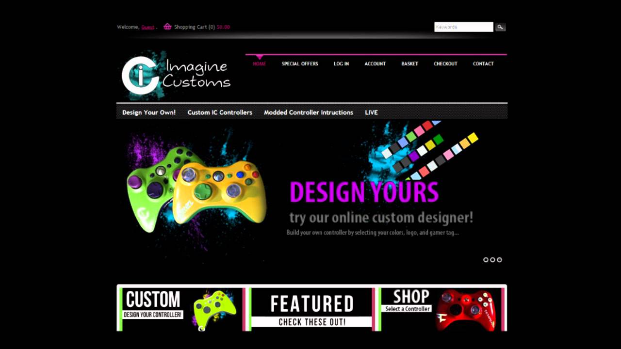 ImagineCustoms website updates XBOX360 AND PVRS SEND IN now!