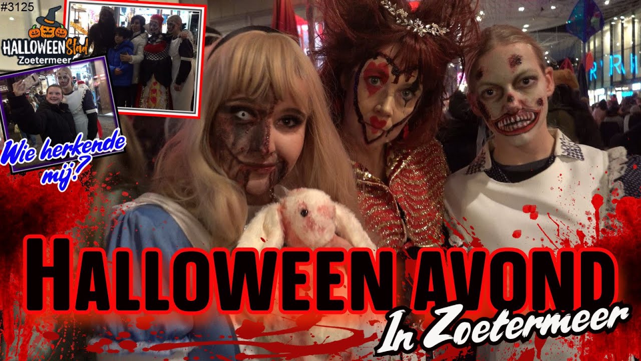 Zoetermeer is HALLOWEENSTAD. Mensen laten schrikken van mijn UITERLIJK. Stil achter ze staan  #3125