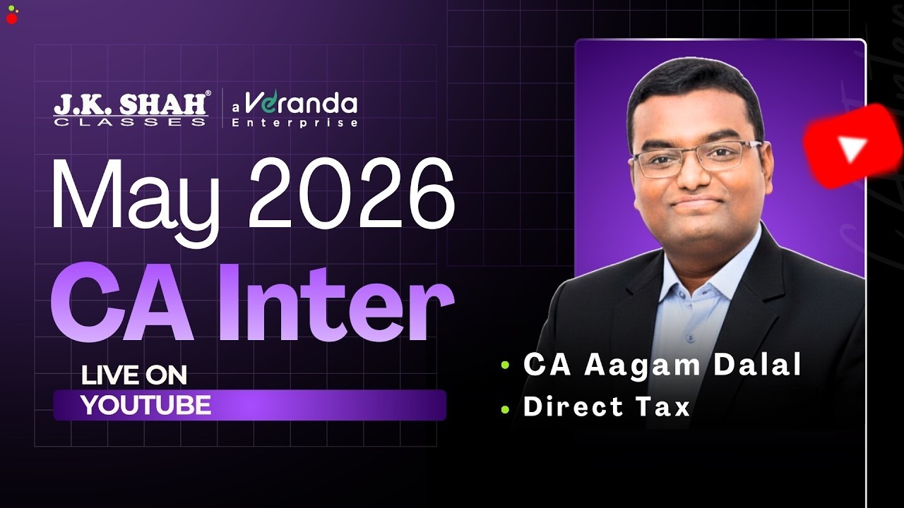 CA Inter May 2026 Marathon | Direct Tax | Full Syllabus Revision in One Shot | Day 2