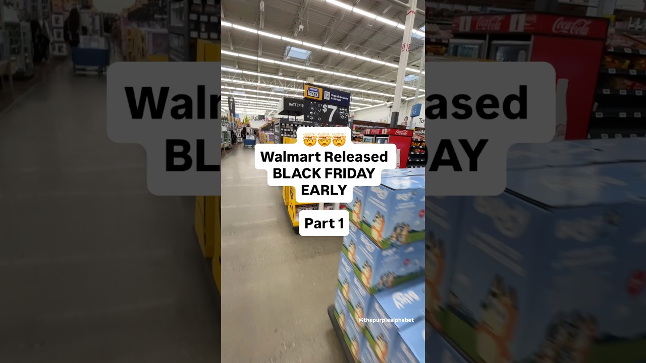 СЕГОДНЯ в Walmart объявляются скидки на игрушки в Черную пятницу #christmas #blackfriday #toydeals