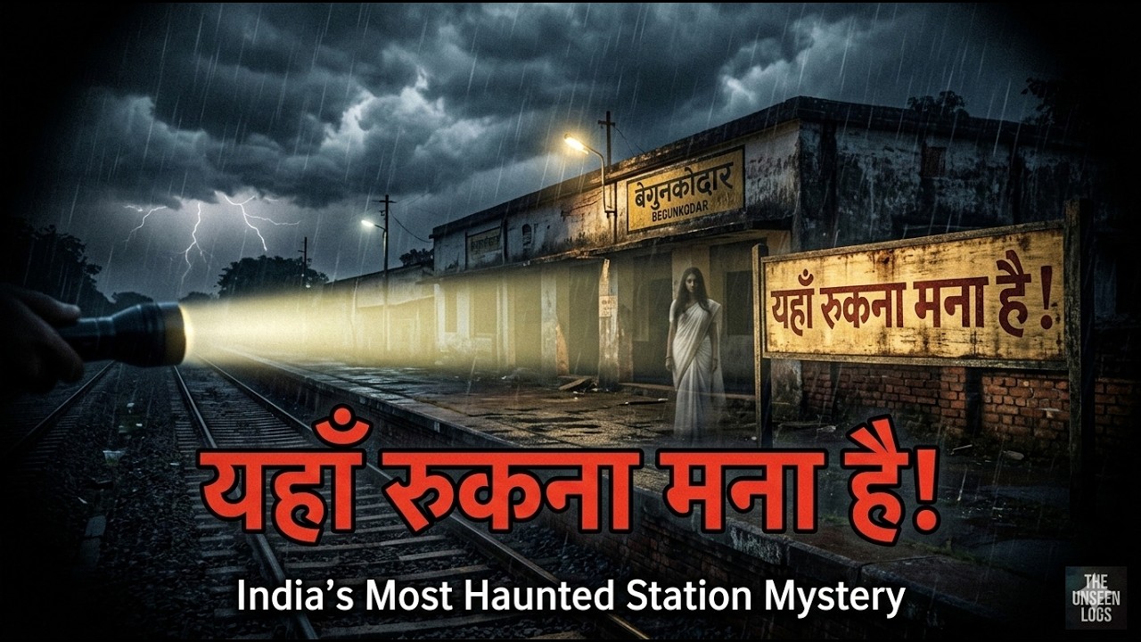 यहाँ रुकना मना है! 😱 Begunkodar Station का खौफनाक सच | Mystery of India's Most Haunted Station