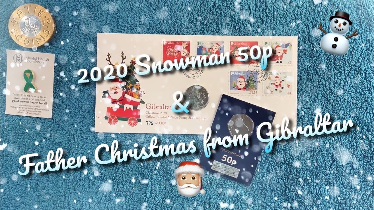 New coins! 2020 Snowman 50p and Father Christmas 50p! ⛄️🎅🏼