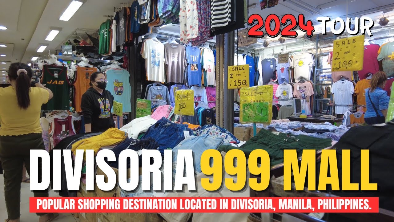 [4K] 999 SHOPPING MALL 2024 TOUR - DIVISORIA MANILA PHILIPPINES