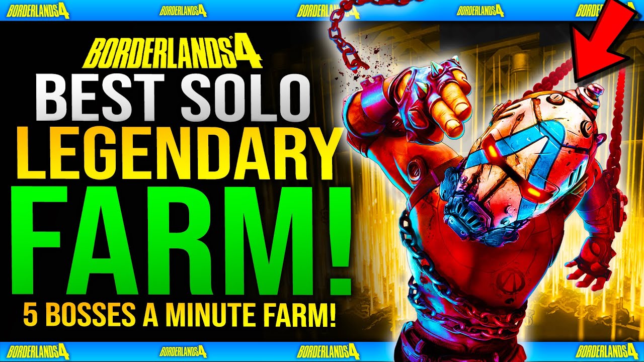 Borderlands 4 - New INSANE SOLO LEGENDARY LOOT FARM Glitch! - 5 Bosses a Minute Best Solo Farm Guide