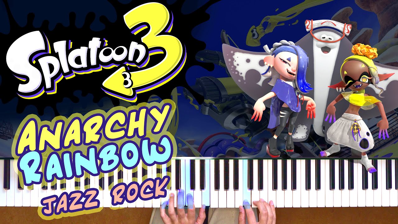 SPLATOON 3 - ANARCHY RAINBOW Jazz Rock Cover with Full Live Band & Piano [Deep Cut] スプラトゥーン3