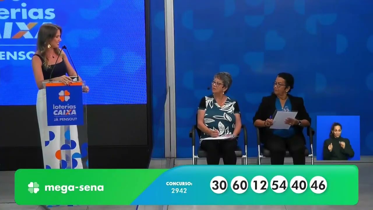 Resultado da Mega-Sena - Concurso nº 2942 - 22/11/2025
