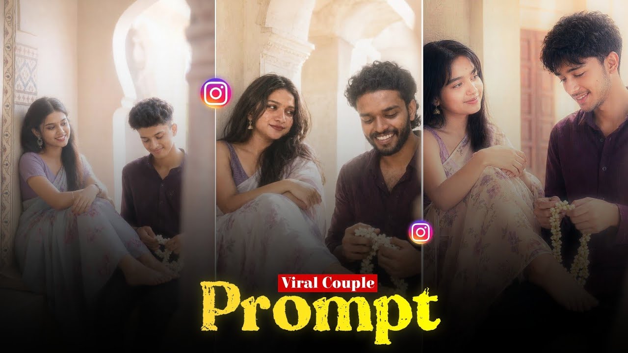 Instagram Trending Couple Ai Photo Editing | Chatgpt Couple Photo Editing Prompt Tutorial