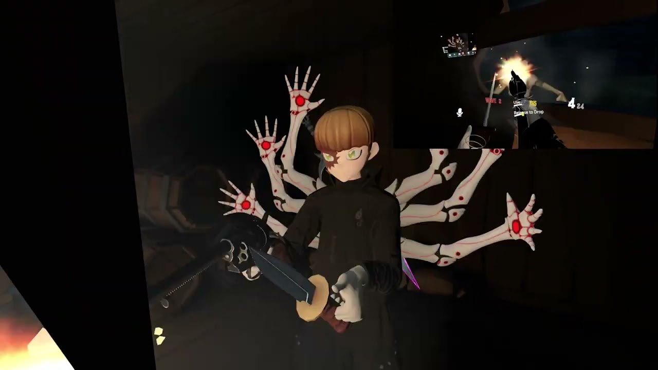 Using my CloneX NFT to fight off the zombie apocalypse in VR