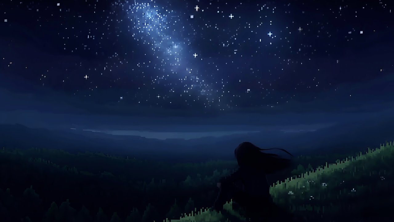 Am 2:00｜誰も知らない星降る丘 - Midnight Stargazing Lo-fi 🌌🌿 [Work, Study, Sleep] #log 02