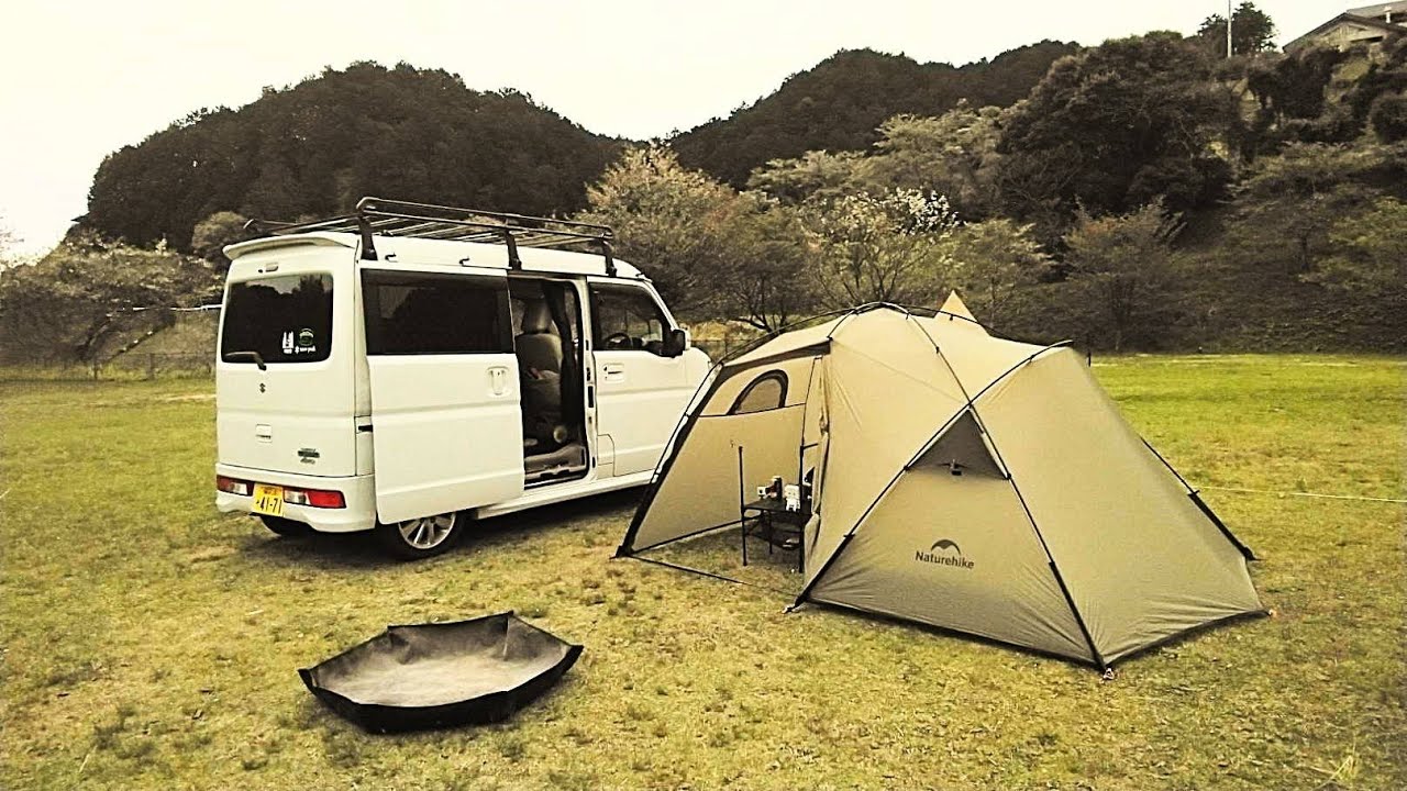 とりごえ嵐のソロキャンプ【Hillssolo】【Naturehike】