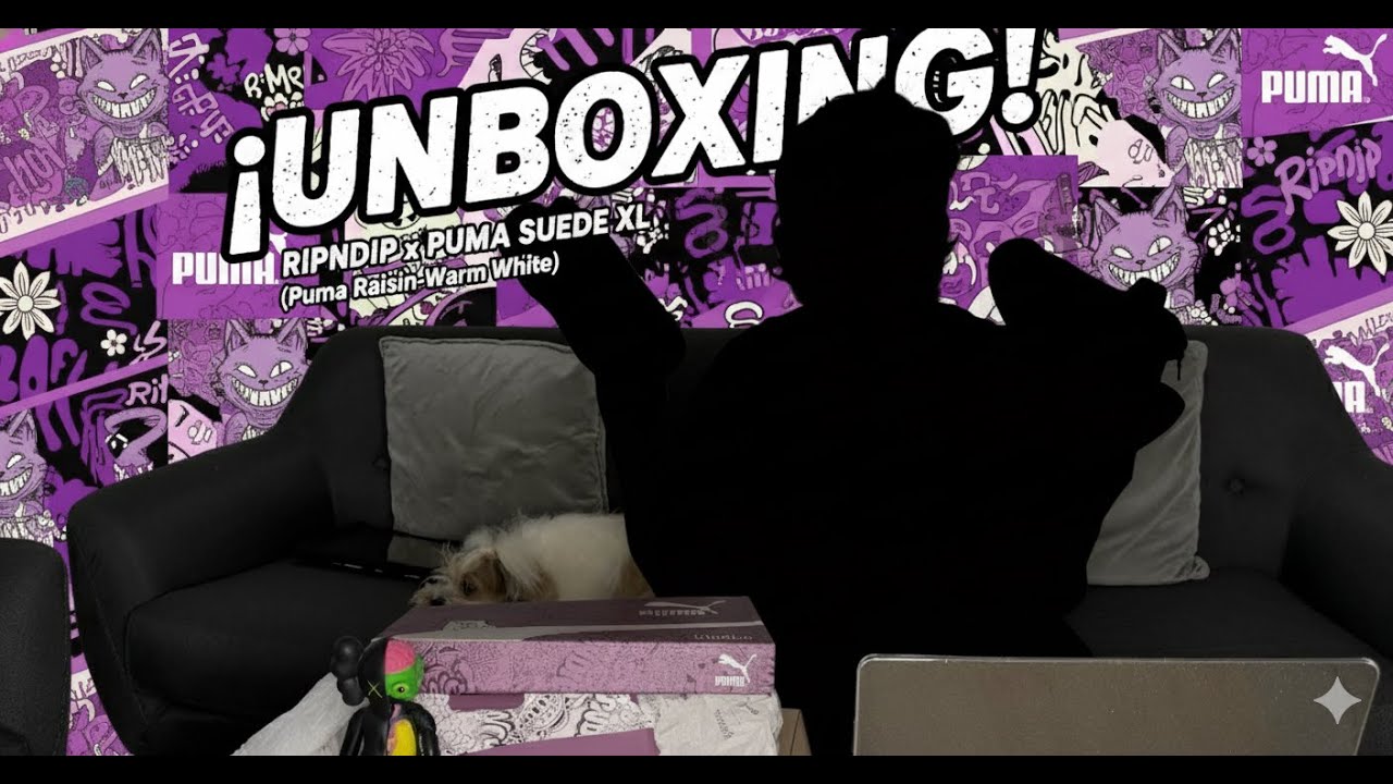 RIPNDIP x PUMA Suede XL (Puma Raisin-Warm White) | Unboxing