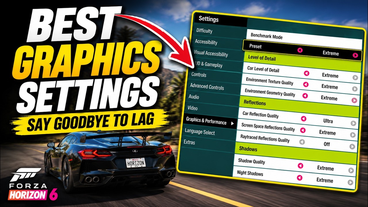Low FPS in Forza Horizon 6? Best Graphics Settings for Max Performance