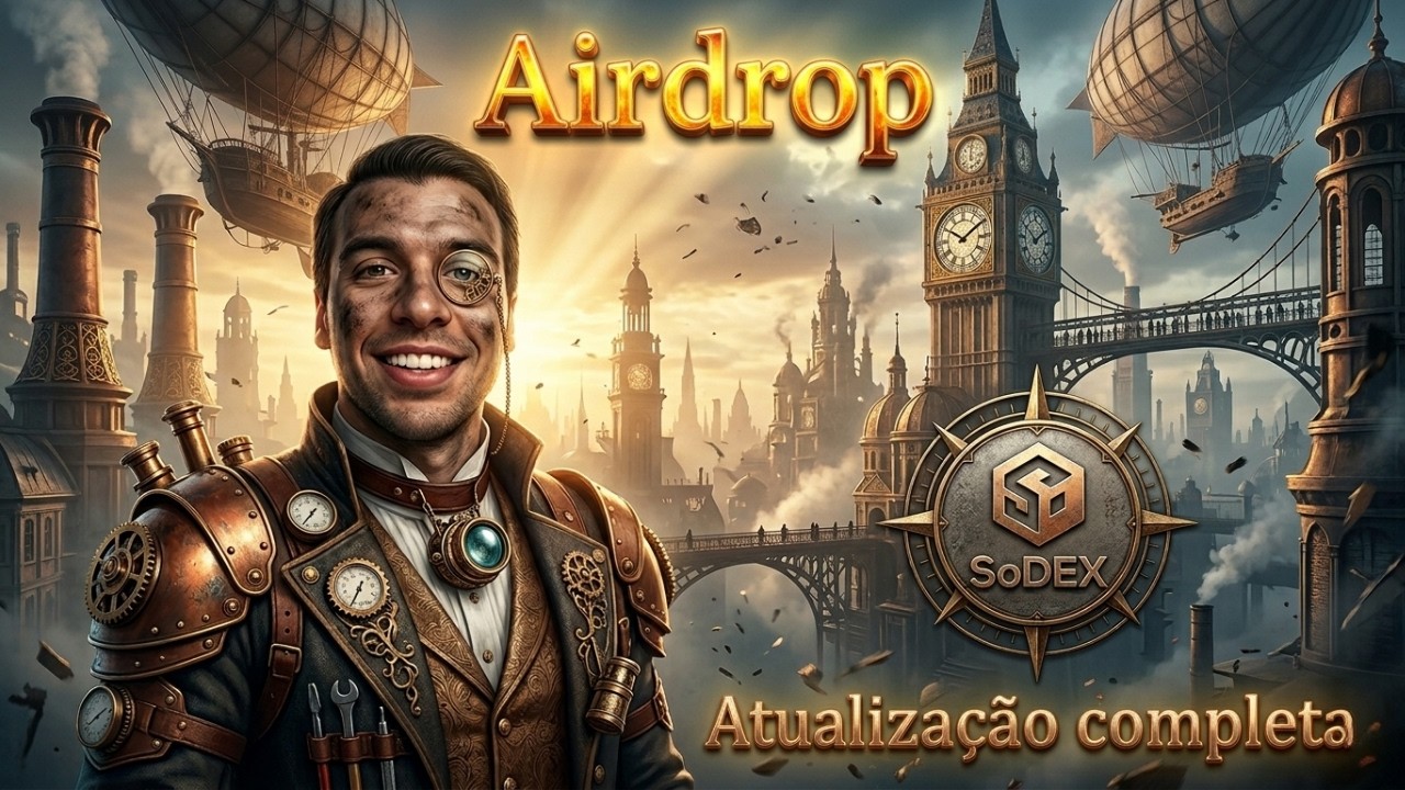 Airdrop SODEX - Atualiza&ccedil;&atilde;o completa