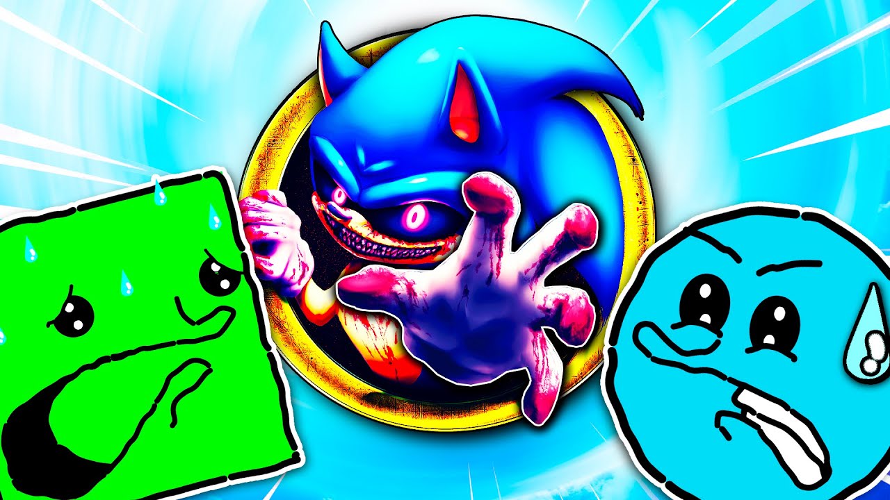 SONIC pero ES .EXE | Cuadradito y Circulito