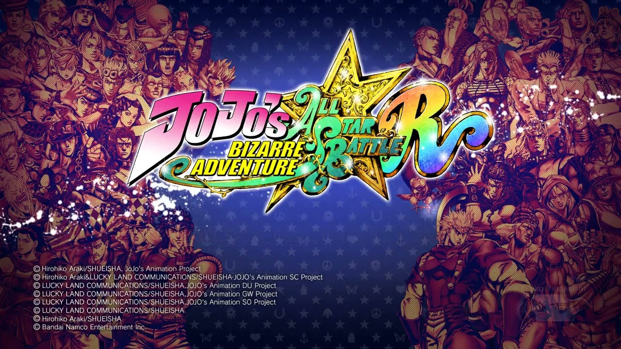 Все персонажи говорят «JoJo's Bizarre Adventure All star Battle R» (только голос)
