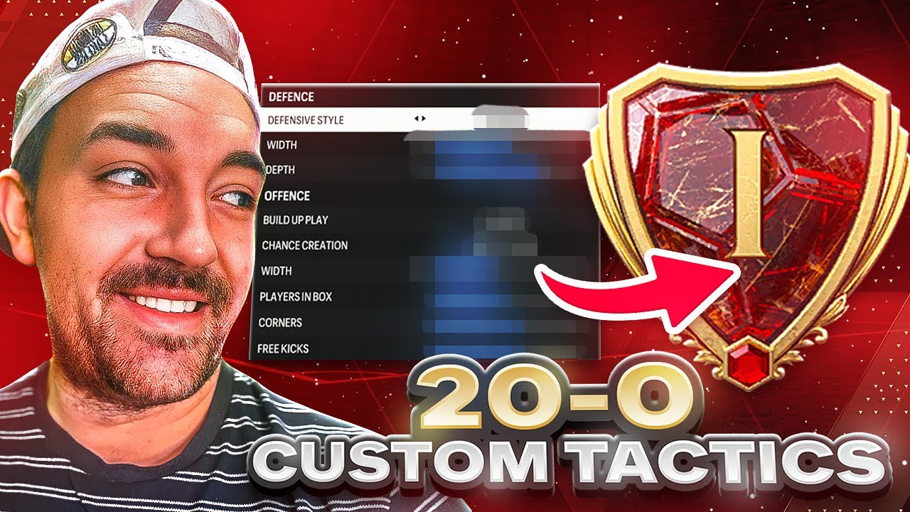 MY UPDATED RANK 1 CUSTOM TACTICS ON FC 24