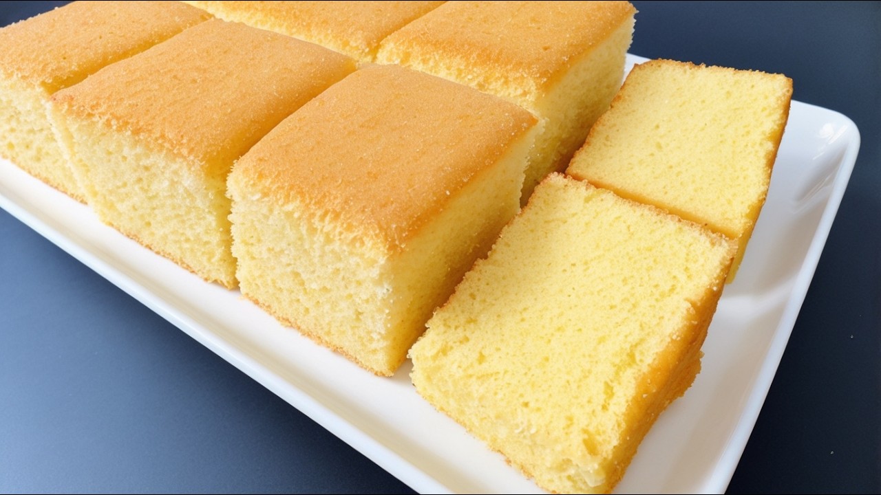The Best Vanilla Cake Recipe! You Will Make This Cake Every Day! Butter Cake - Cake in 5 Minutes