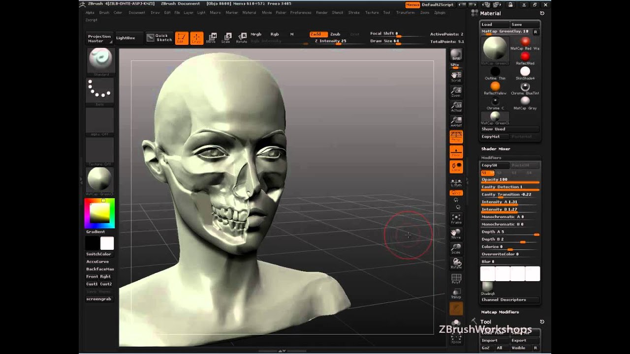 ZBrush Tip of the Week: Making a Better MatCap GreenClay