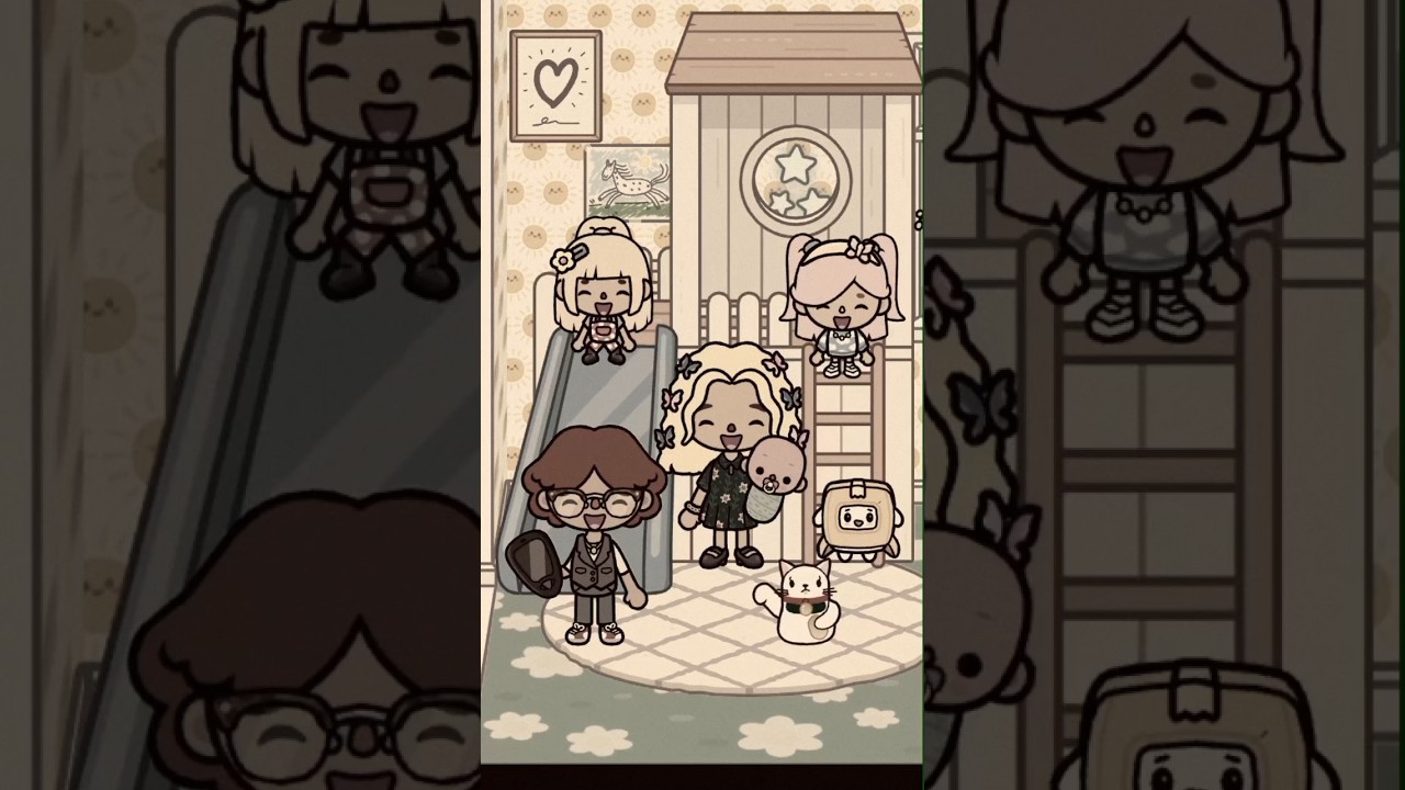 Let's make a family picture 💖🖼️ Toca Boca aesthetic family ideas 😀💡 