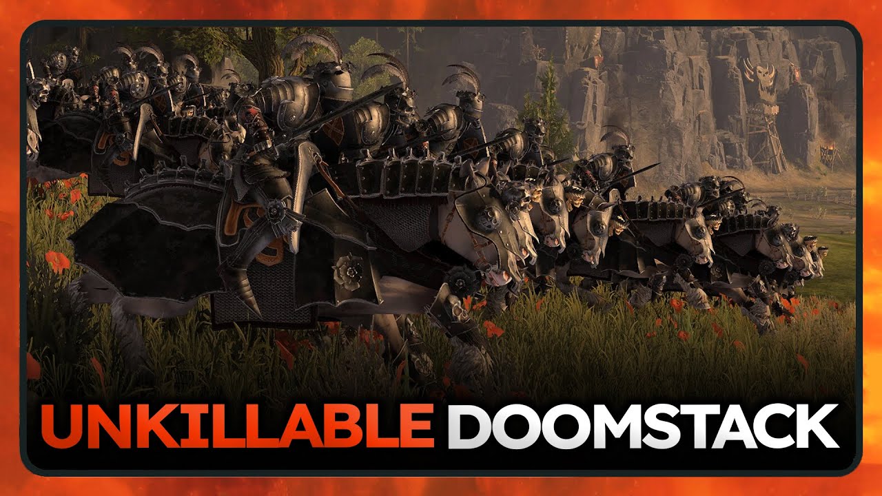 Knights of the black rose doomstack - Total war Warhammer 3