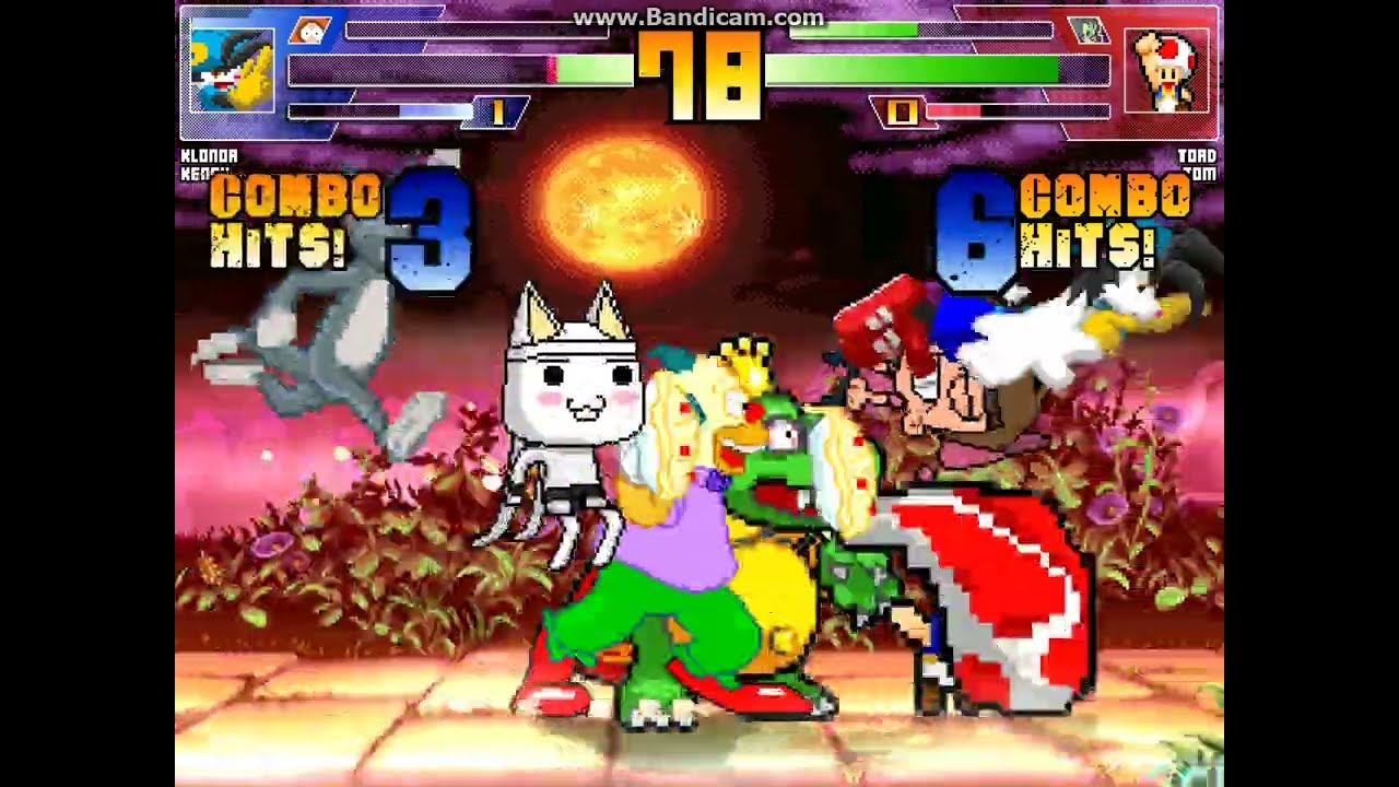 MUGEN battle #8093: Team K vs Team T