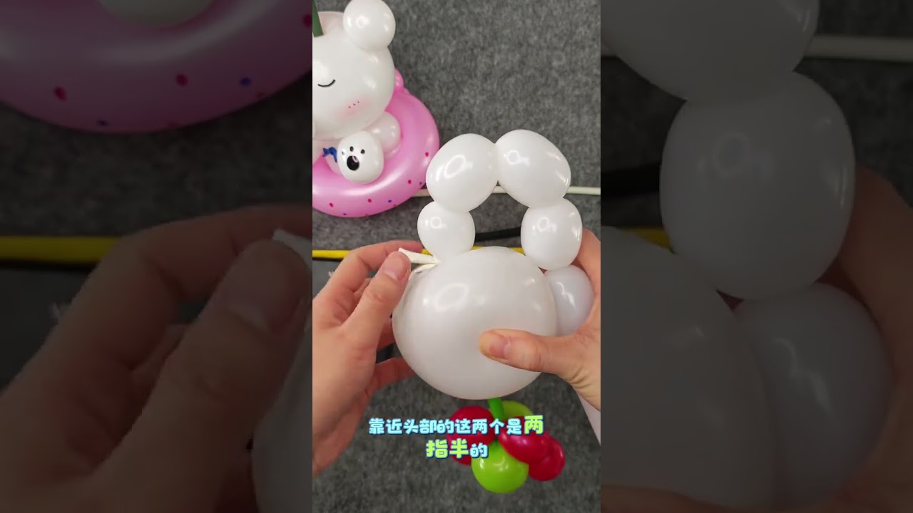 Come and have a look How are cute polar bears made#Balloon#Balloon Tutorial#Polar