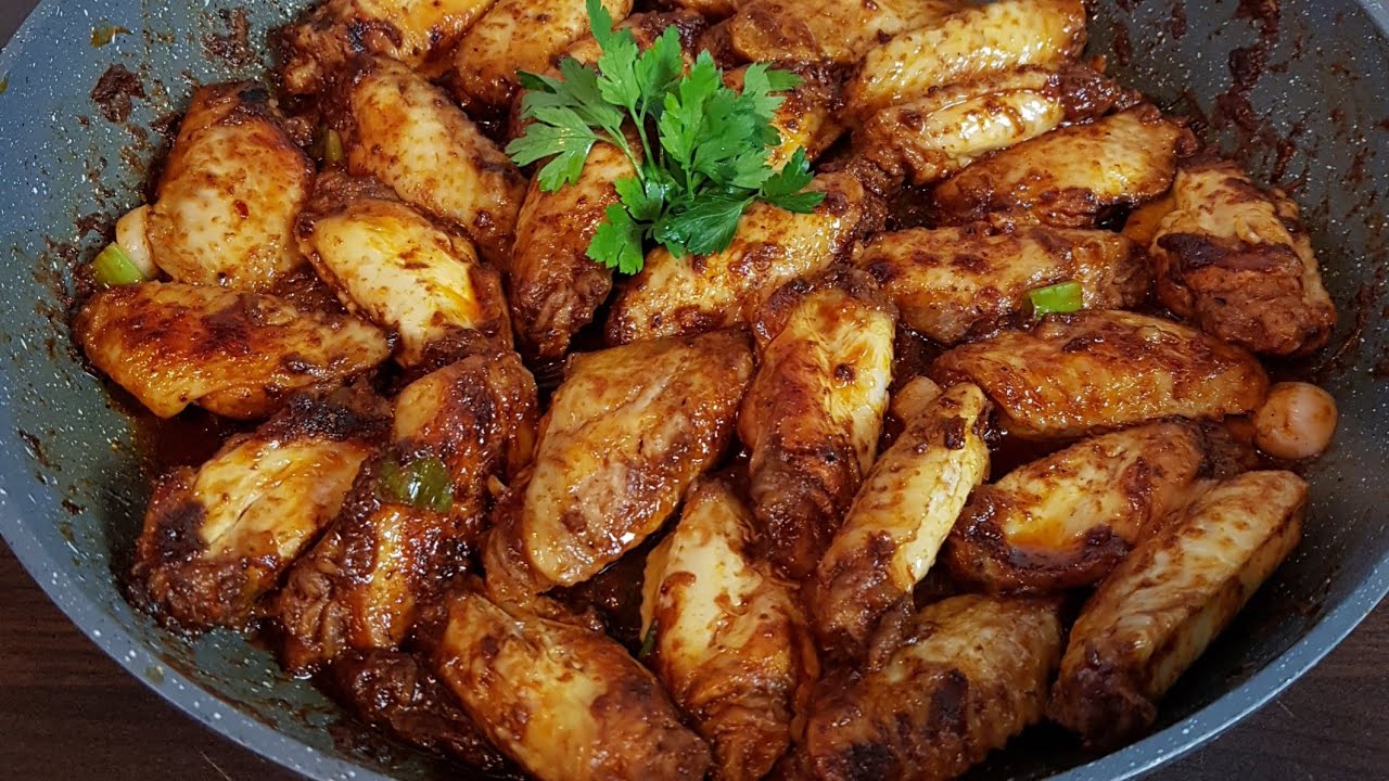 اطيب تتبيلة جوانح دجاج..طعم خيال الكل سيسأل عن سر الخلطة..😋😋😋 chicken wings
