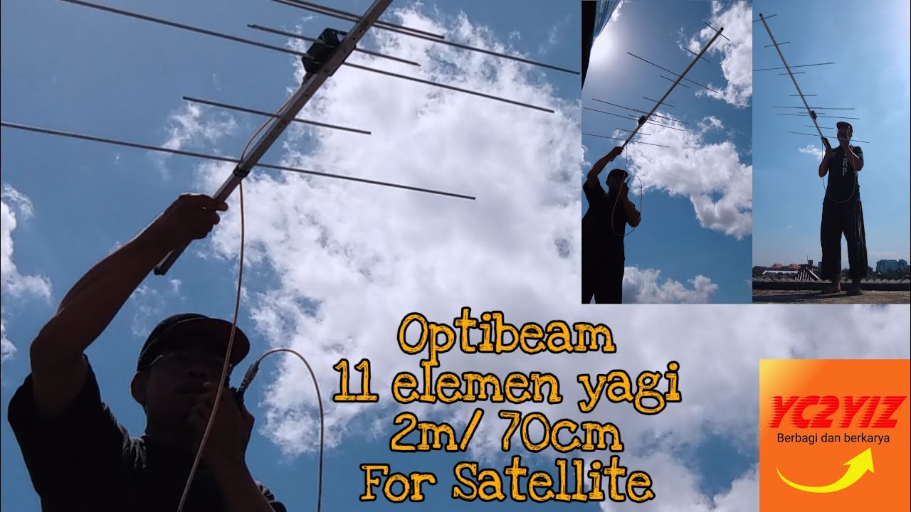 Antenna yagi portable satellite 11 element