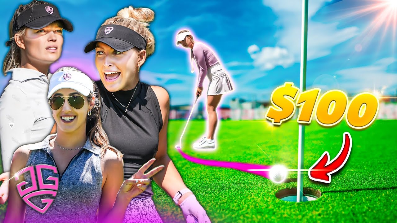 We played for $100 A HOLE…… Golf Girl Games!
