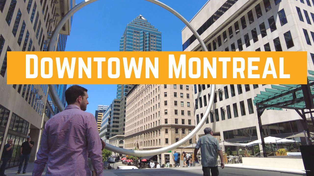 Montreal, Canada Walking Tour 2025 (Downtown Streets, Montreal Central Station, Eaton Center)