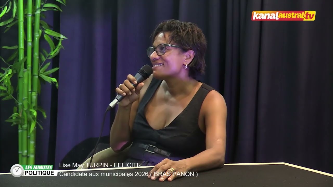 Lise May TURPIN FELICITE, Candidate aux municipales 2026, Commune de Bras Panon - Interview -