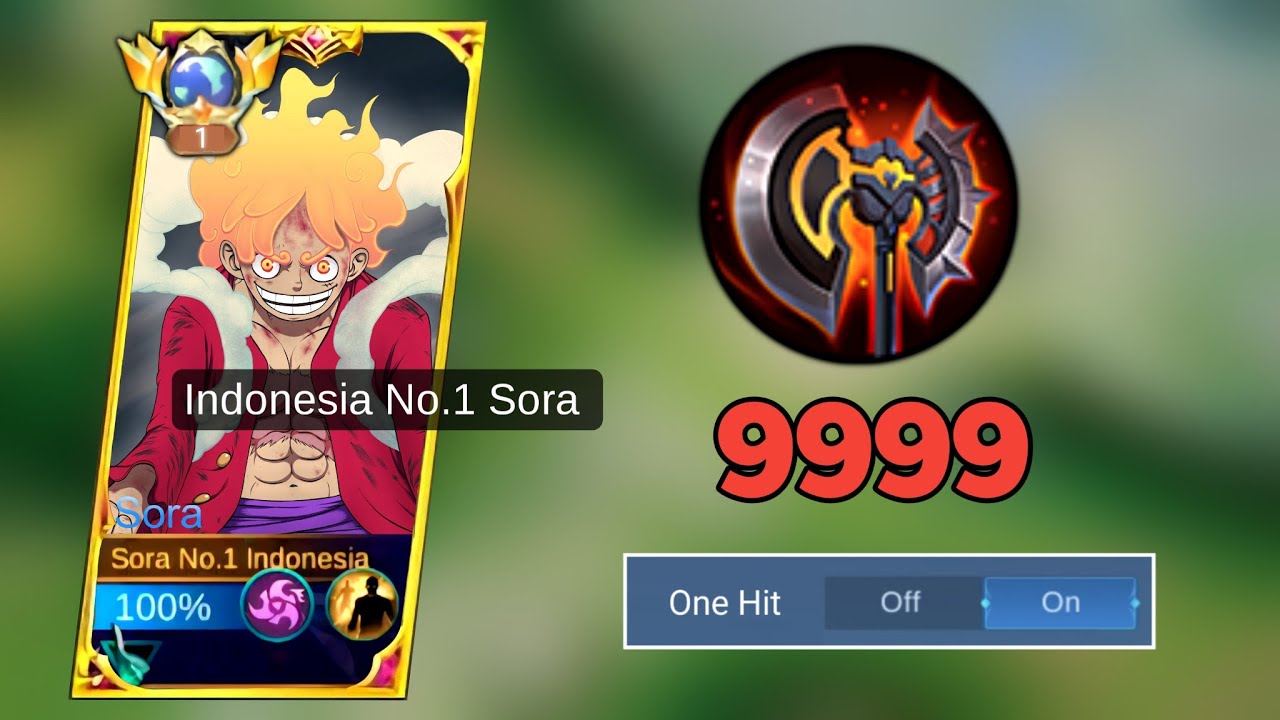 100% SORA WAR AXE BUILD IS BACK! | AUTO ONE HIT (MUST TRY) | MLBB