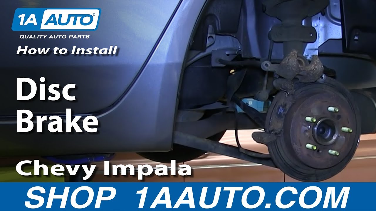 Как заменить комплект тормозов на Chevrolet Impala 2010-2011 годов