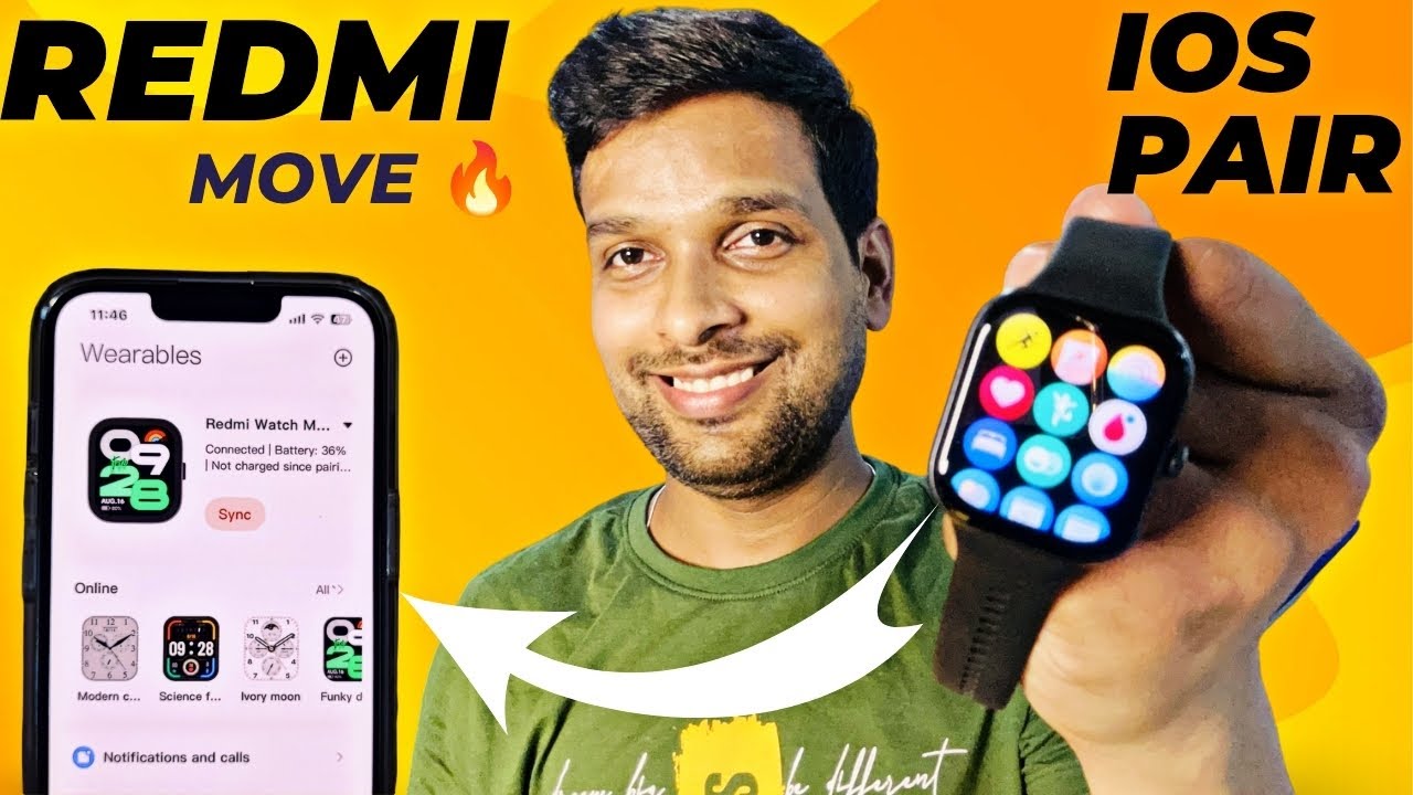 Redmi watch move Ios pairing | Apple phone pair | Redmi watch move Issues | Redmi new launch