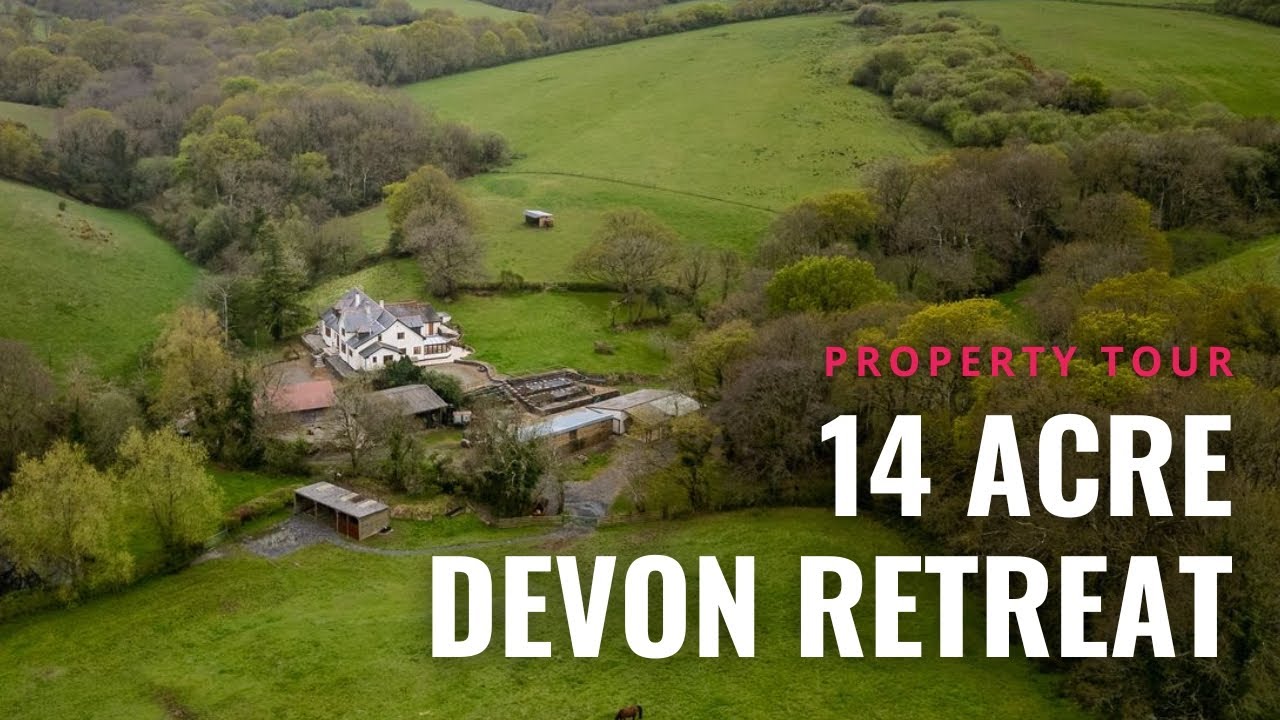 Secluded 5 Bedroom Farmhouse with 14 Acres for Sale | Hittisleigh, Exeter, Devon