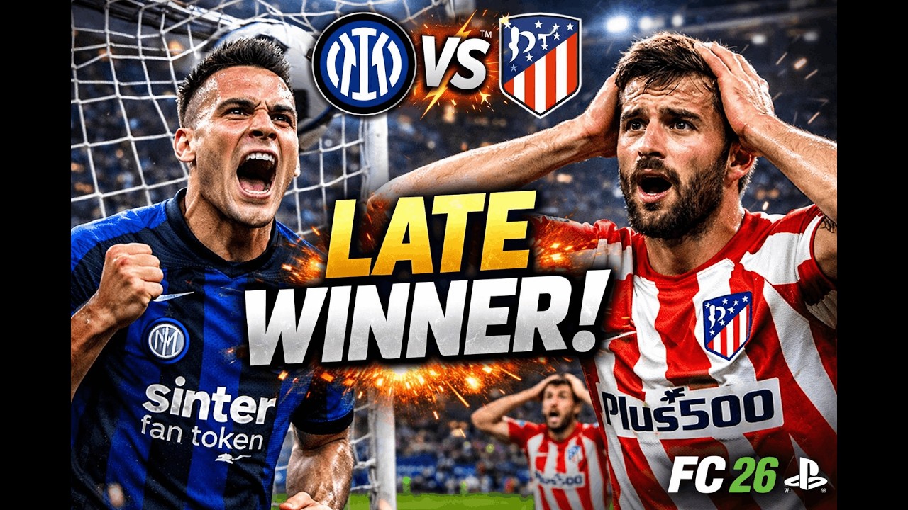 Late Goal Breaks Defensive Battle 😱 | FC 26 PS5 Inter Milan vs Atletico Madrid