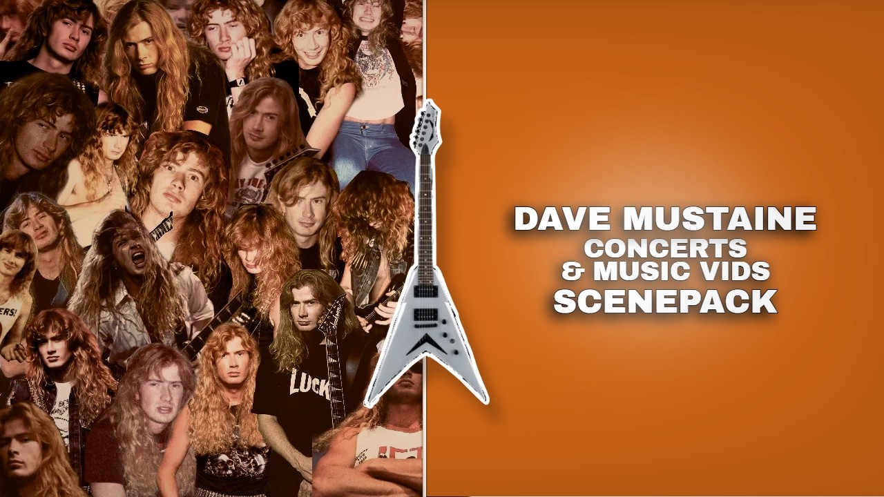 DAVE MUSTAINE Concerts & Music Videos || SCENEPACK ||