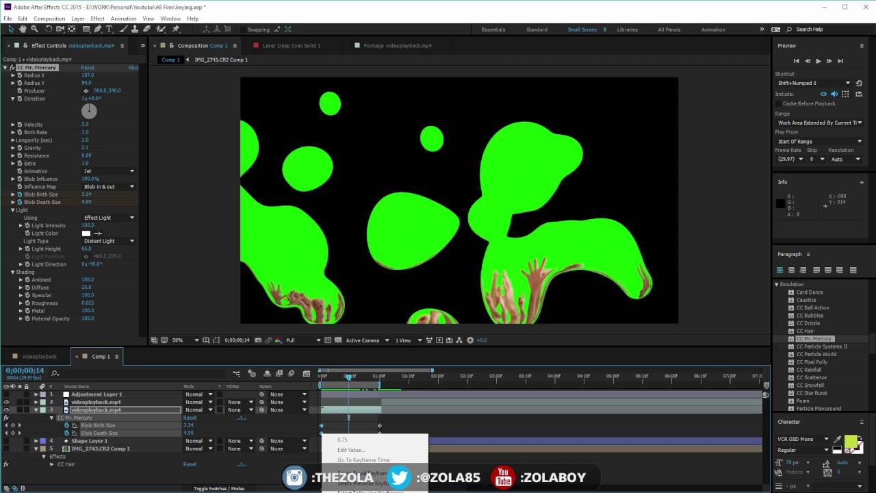 After Effects Mastery: Filters - Simulations [Part 01] Bubbles + Liquids