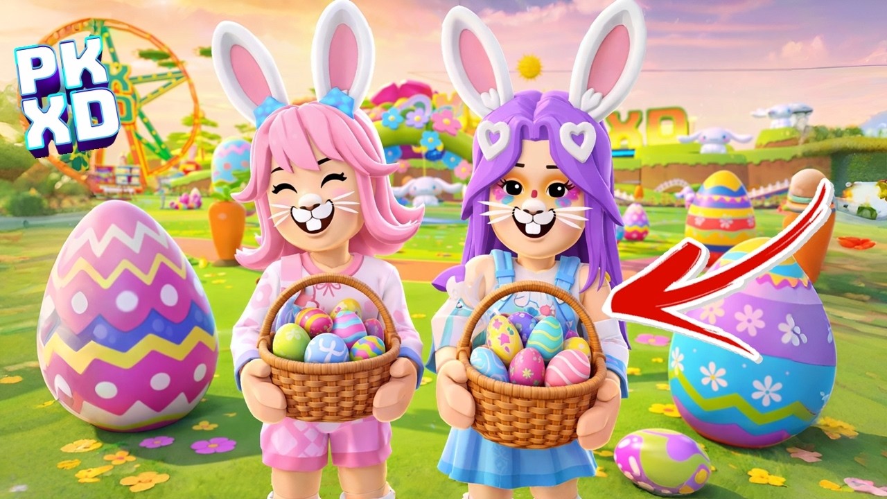 🐇🐰 CA&Ccedil;A aos OVOS de P&Aacute;SCOA no PK XD - Desafio VALENDO 1 OVO de P&Aacute;SCOA de VERDADE!