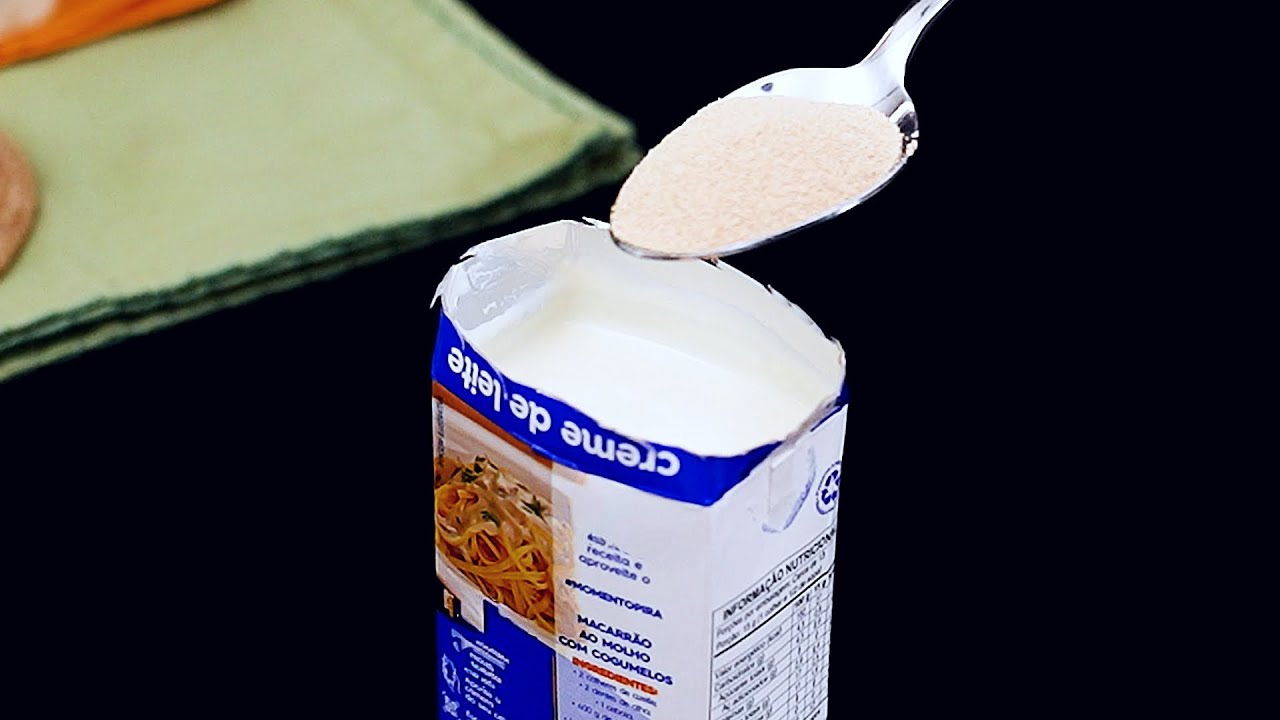 I mixed sour cream with yeast and was surprised by the result! Super easy bread recipe.