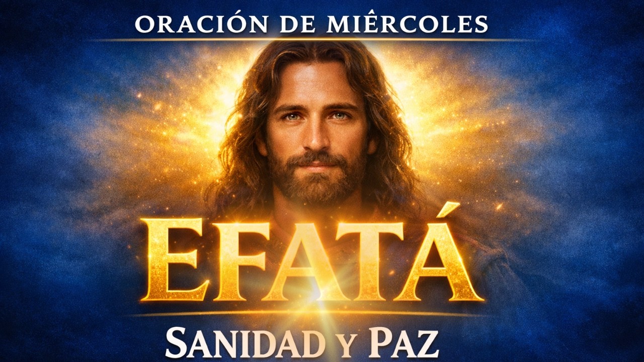ORACIÓN PODEROSA DE MIÉRCOLES 🌿 EFATÁ Sana el Corazón, Quita la Ansiedad y Trae Paz Interior