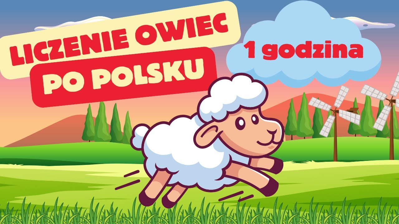 Liczenie owiec od 1 do 1000 po polsku | Relaksująca pomoc w zasypianiu przy bezsenności (PL)