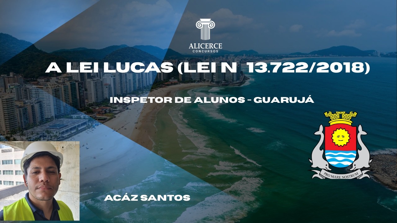 A Lei Lucas  Inspetor de Alunos - Prefeitura de Guarujá - Parte 01 - Ligando para o samu