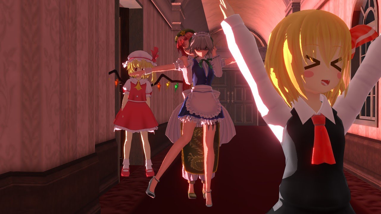 【東方MMD】幻想郷の日々：第14話　腹ペコルーミアと一日職業体験【MMD紙芝居】
