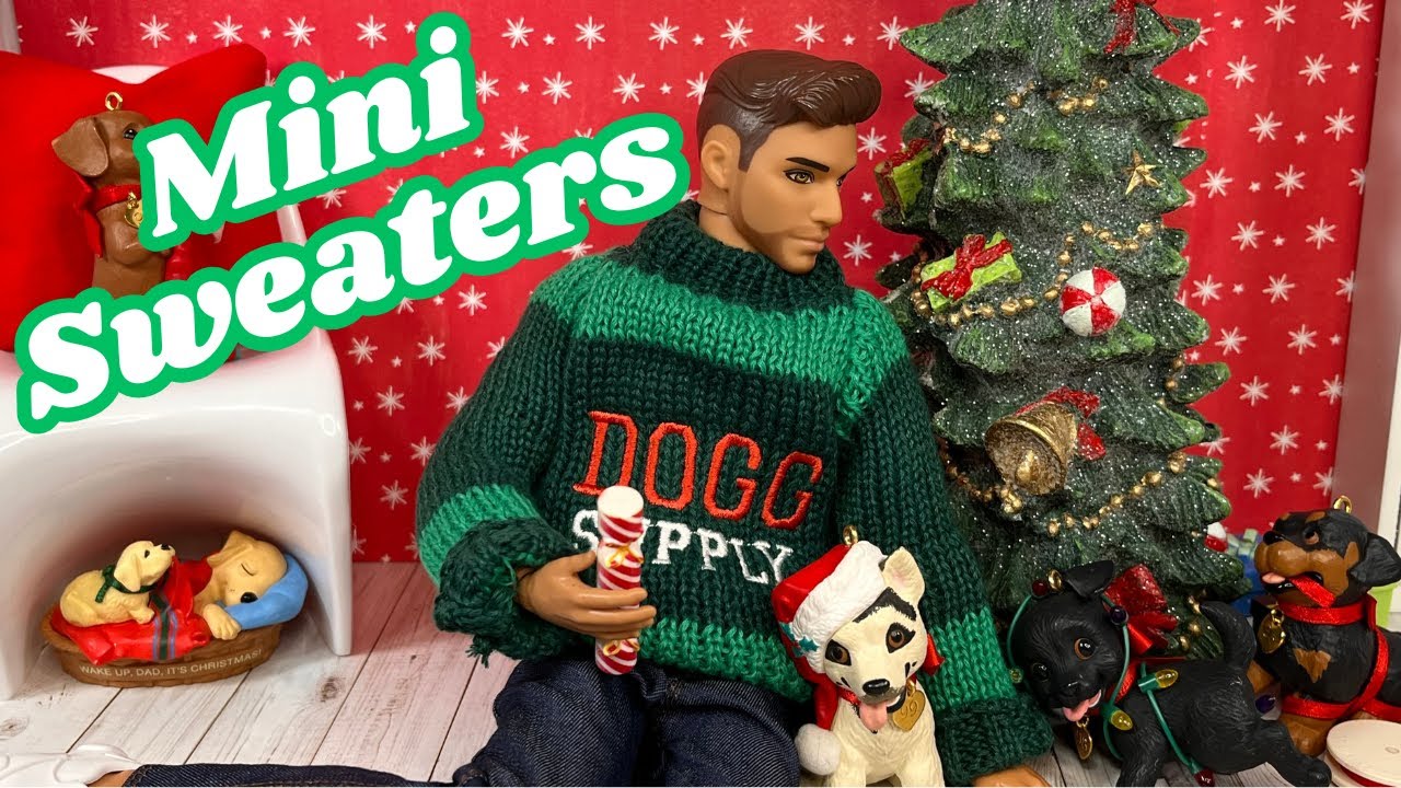 Mini Sweaters From Walmart | 1:6 Scale For Barbie And Ken Dolls