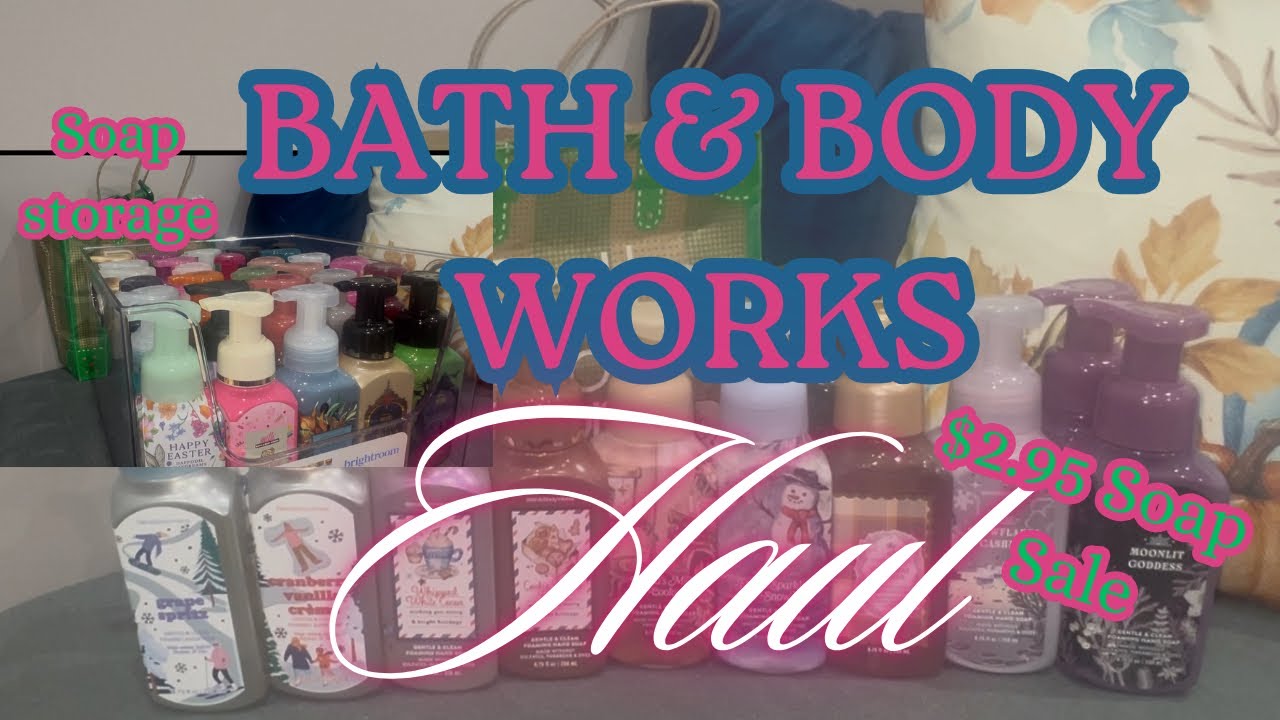 ✨🛍️ Bath & Body works hand soap haul | plus how I store them✨ #bathandbodyworks #haul #roadto500subs