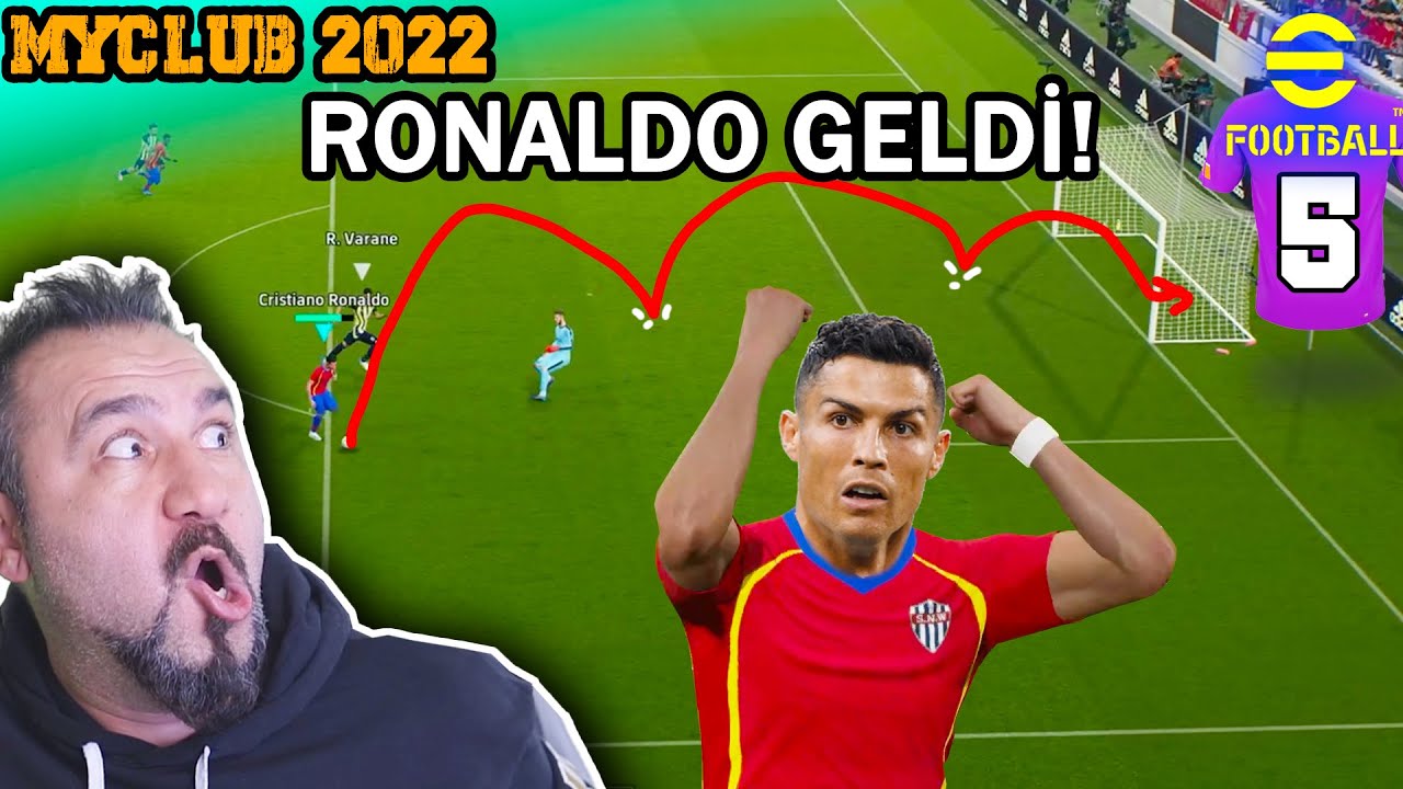 C. RONALDO TAKIMDA! ⚽ MARADONA EFSANE GOL! | PES 2022 (Efootball 2022) RÜYA TAKIM #5